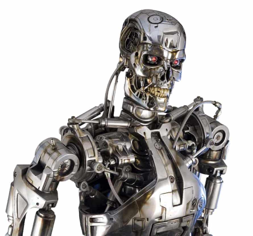 El 'T-800 Endoskeleton' de la película Terminator 2 de 1991, ofrece una visión menos que benigna de la era de los robots.