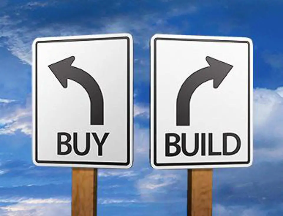 ¿Qué debemos hacer, comprar o construir?