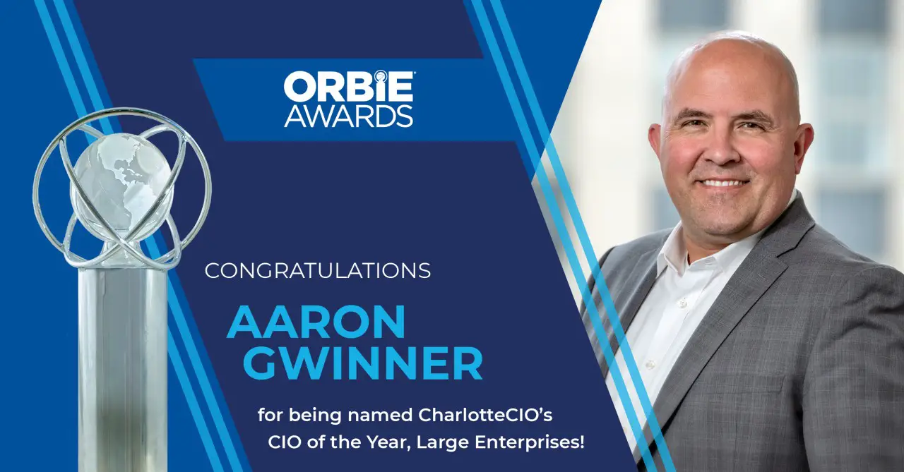 Aaron Gwinner, ejecutivo de Reynolds American Inc., gana el premio ORBIE al CIO del año 2021